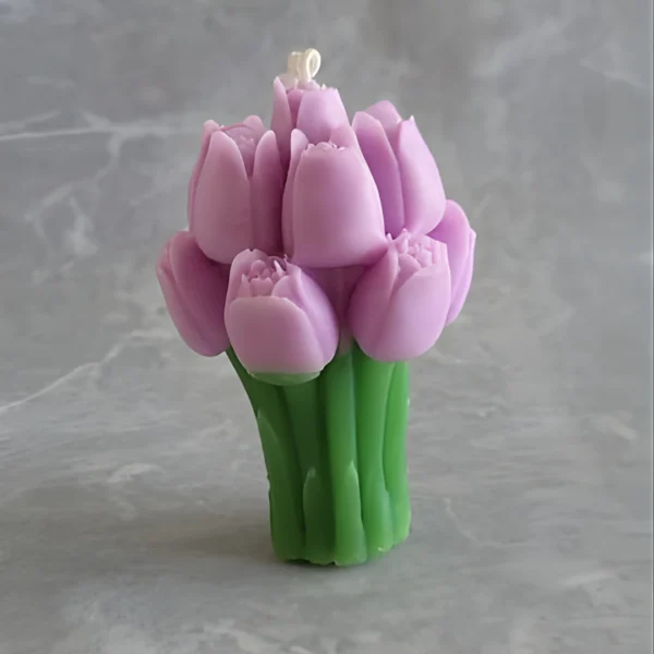 Tulip Bouquet Candle