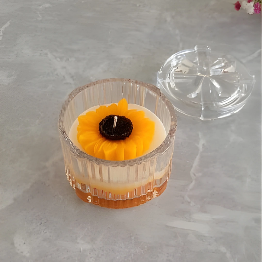 Sunflower Jar Candle