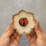 Laxmi charan urli Candle (3.5 inch)