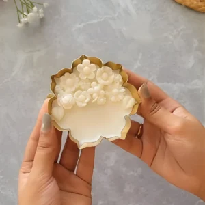 Small Flower Urli Candle (3.5 inch)
