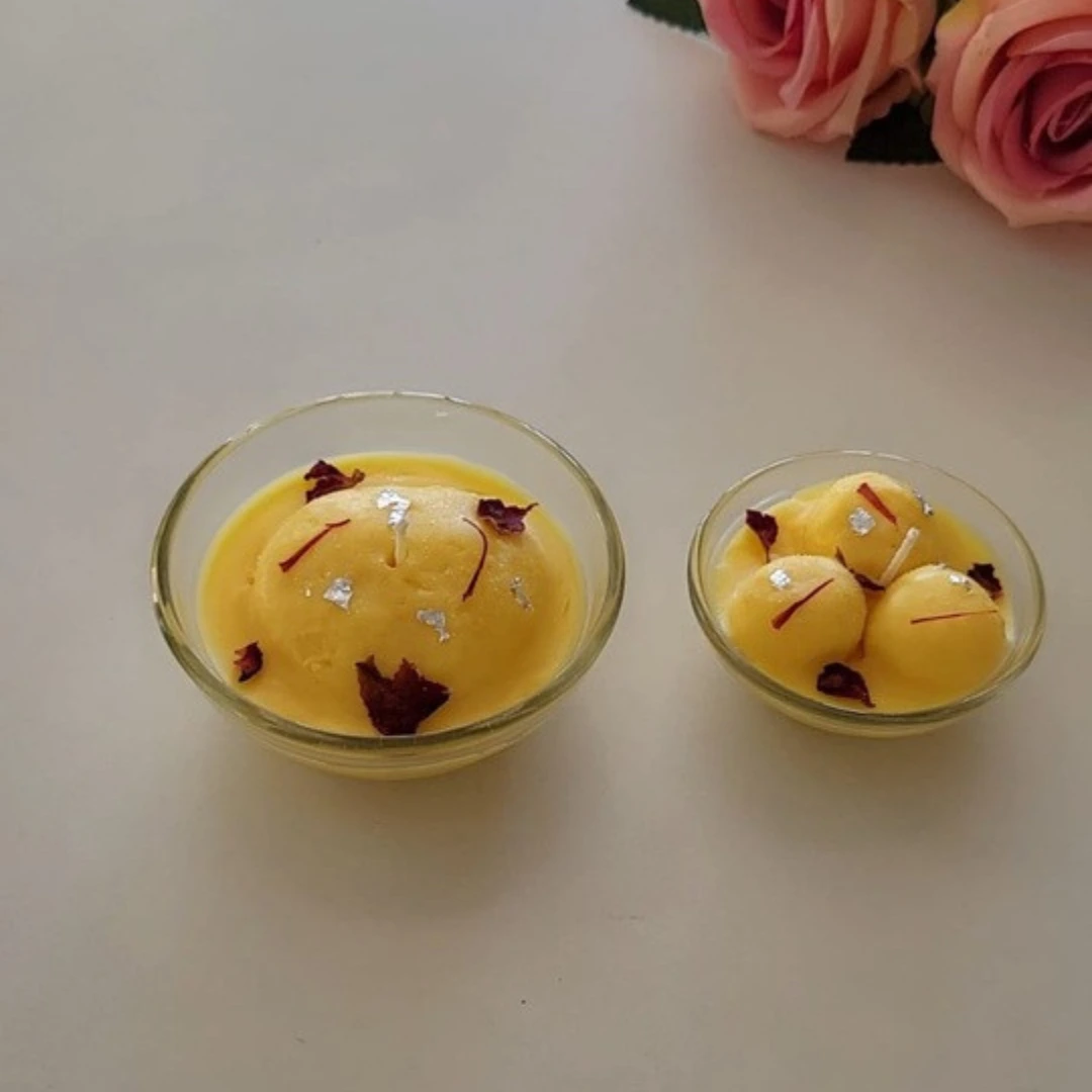 Rasmalai Candle
